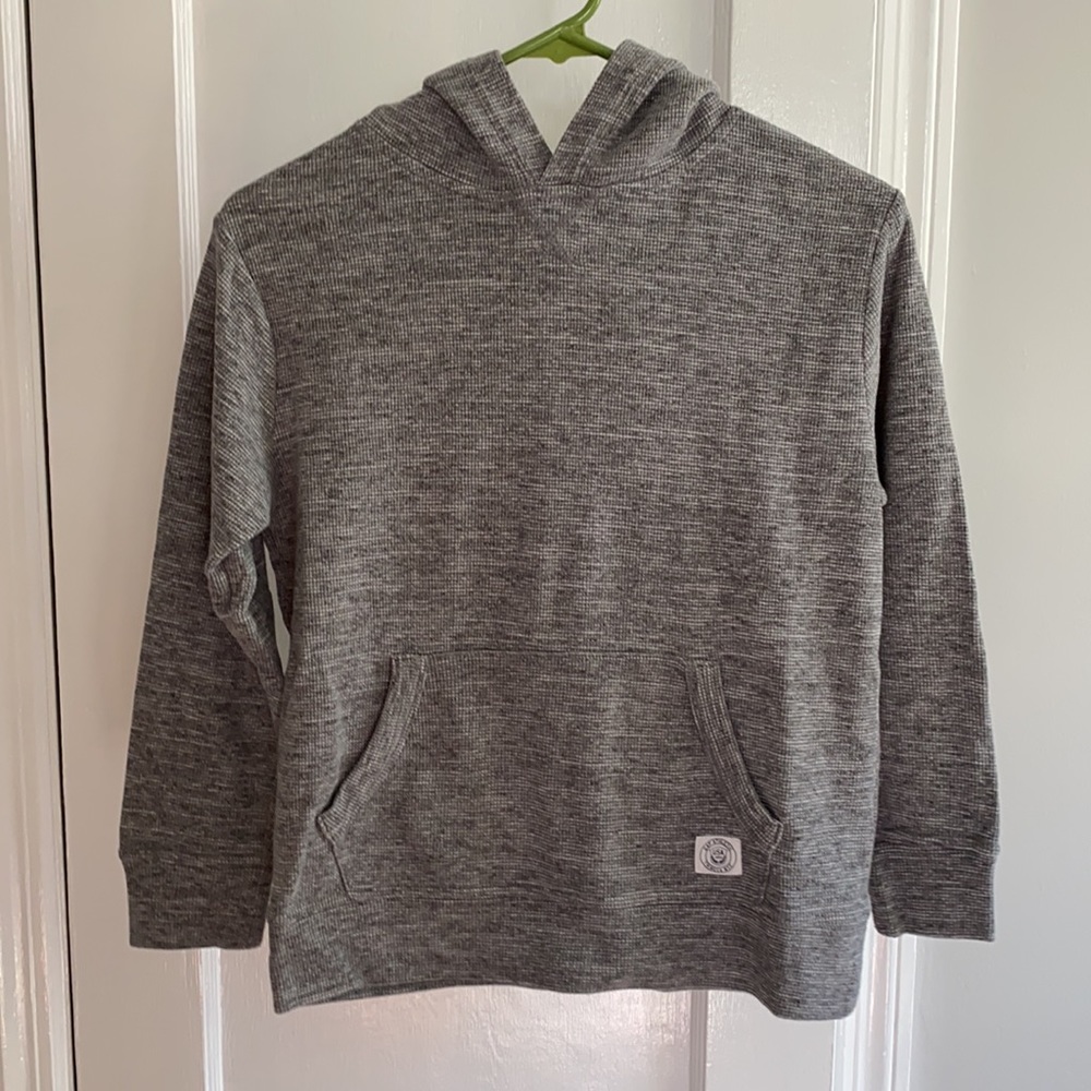New Gap Factory Waffle Knit Hoodie Long Sleeve Top